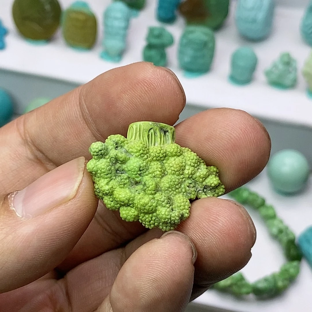 绿松石珠宝奇石未镶嵌