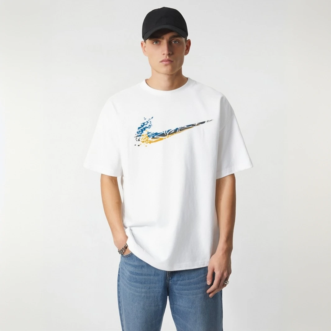 经典彩标大LOGO休闲短袖T恤