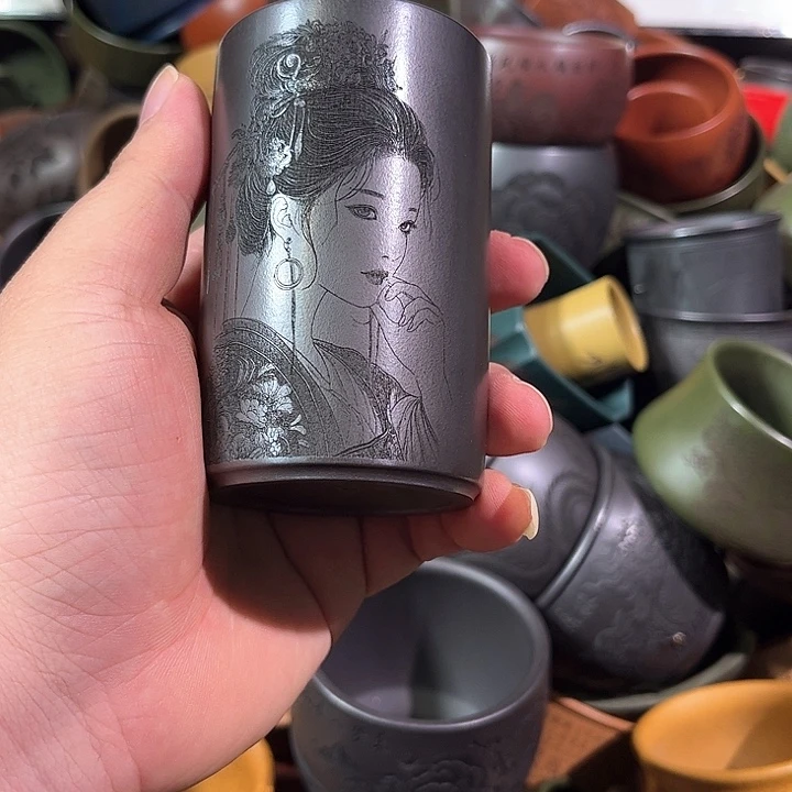 茶杯紫砂全手工紫砂主人杯
