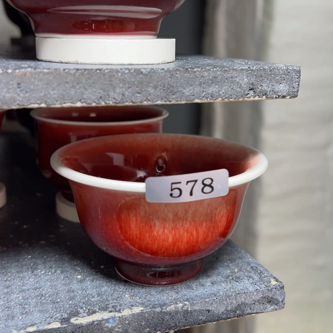 陶景德镇陶瓷郎红微瑕