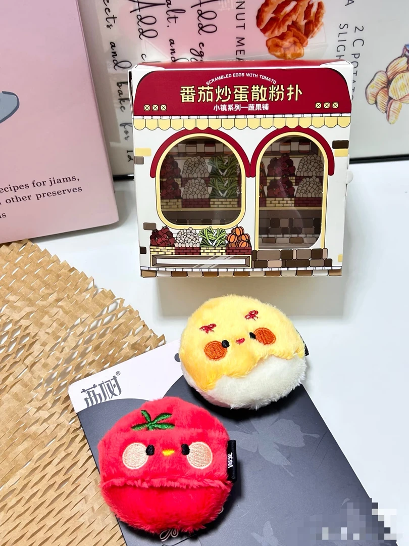 颜值超高的番茄炒蛋散粉扑