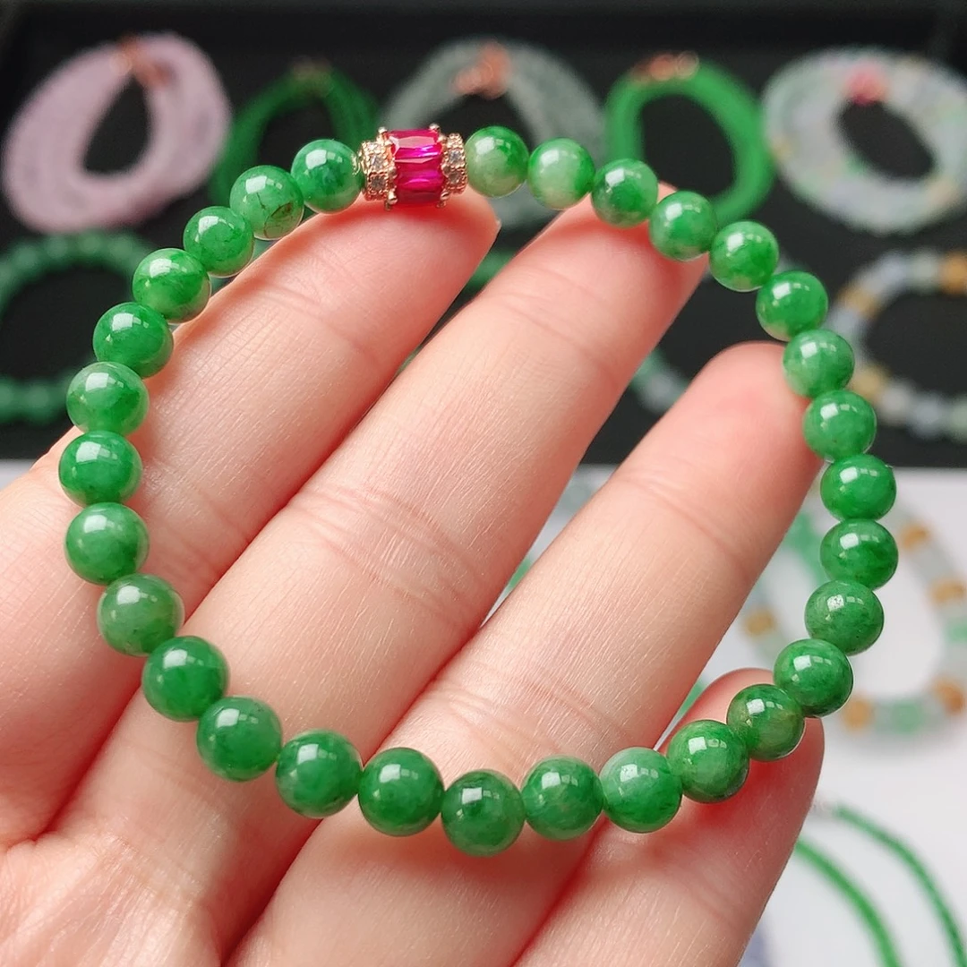 翡翠未镶嵌手链翡翠