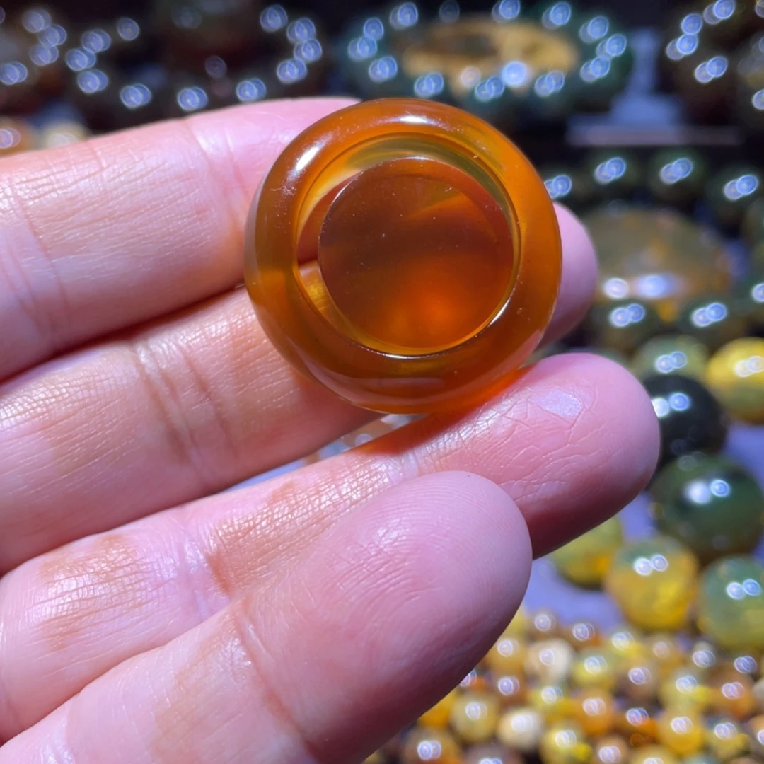 琥珀未镶嵌手链天然