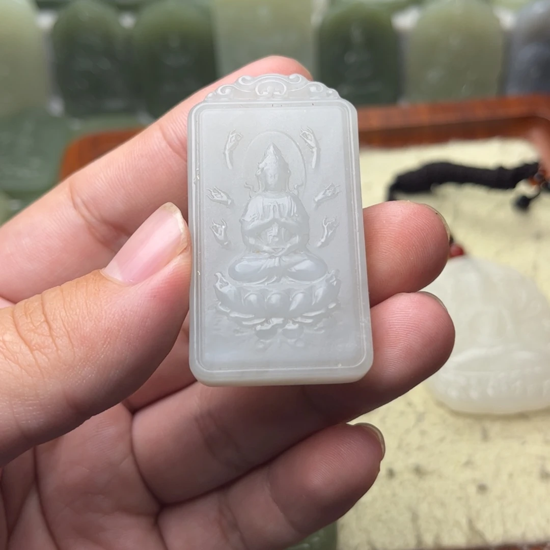 逢***路定制和田玉天然正品和田玉精抛光