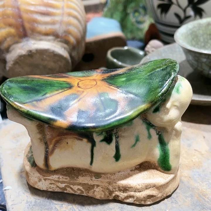 瓦当摆件摆件茶桌茶台陶瓷