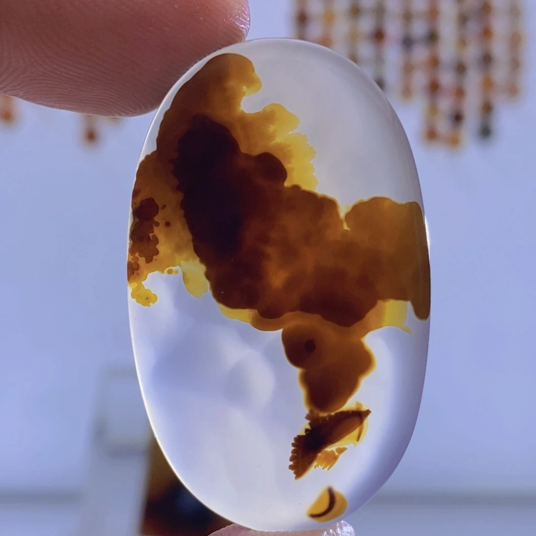 玛瑙/玉髓吊坠(不含链)未镶嵌良*一