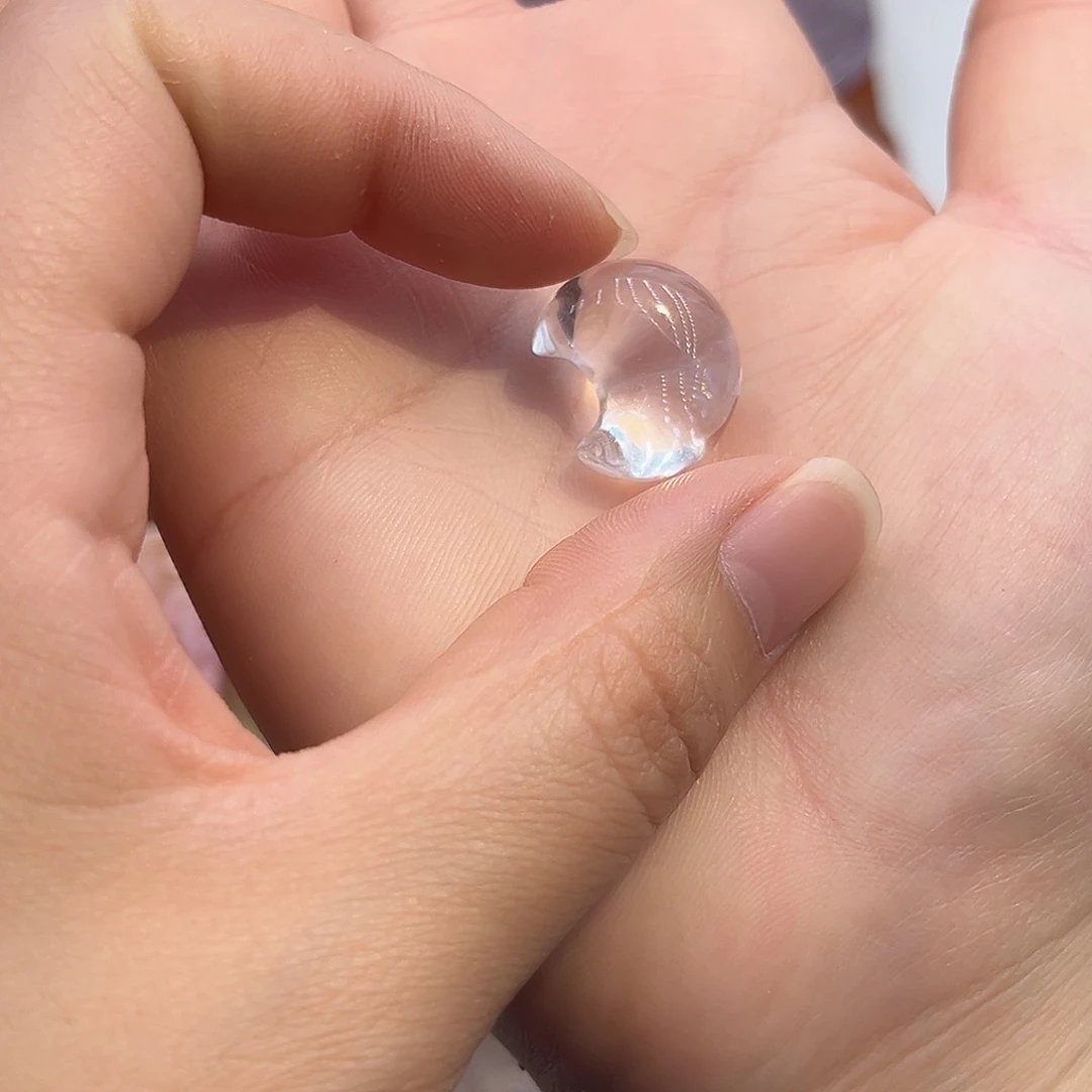 银S925镶嵌颈饰水晶张****?白水月亮2