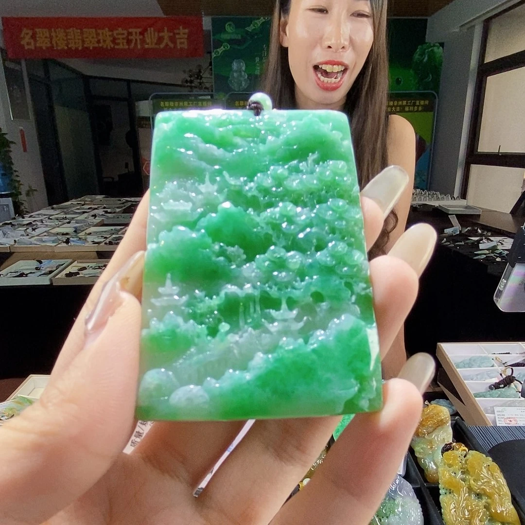 颈饰未镶嵌翡翠翡翠