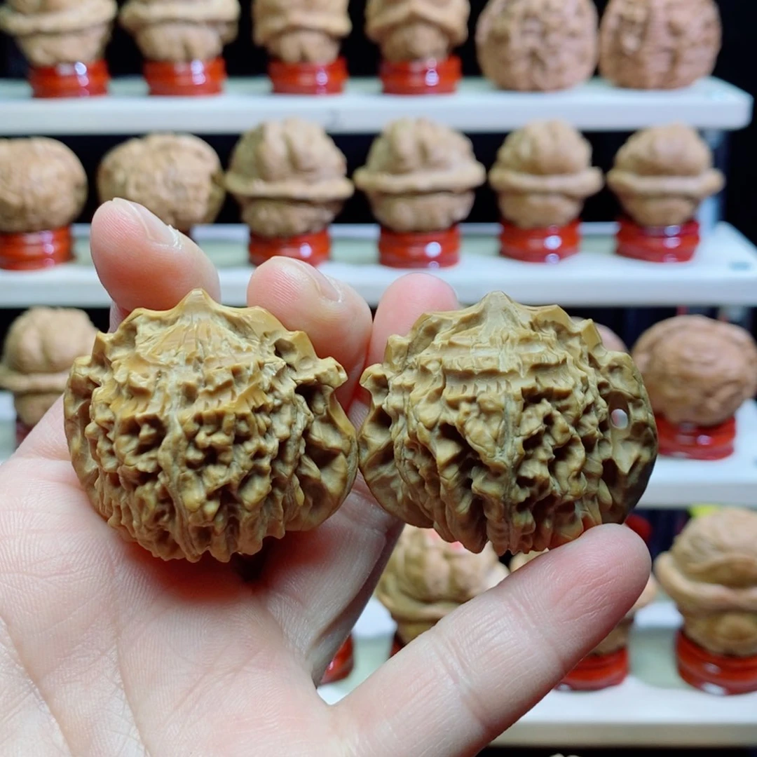 核桃把件把把壶40四座楼