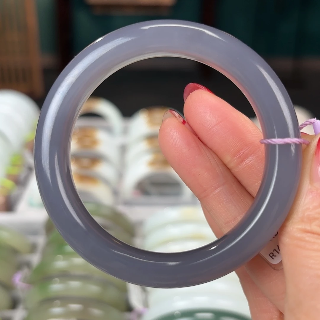 和田玉手镯卡53  54未镶嵌