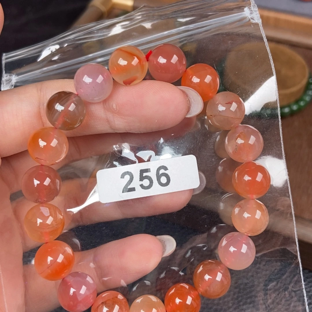 南红玛瑙未镶嵌手链卡11