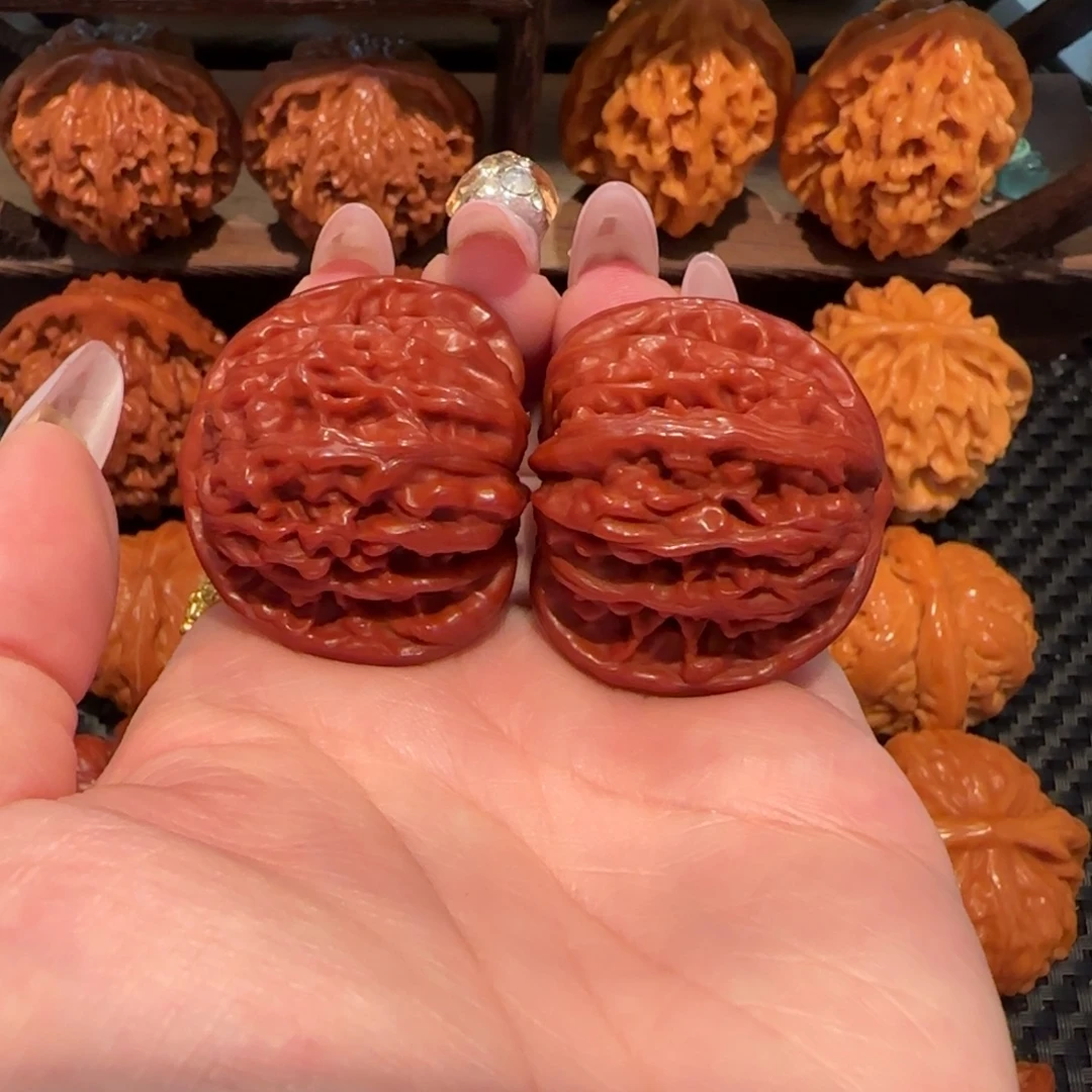 吊坠文玩核桃玉化四座楼37精品1379