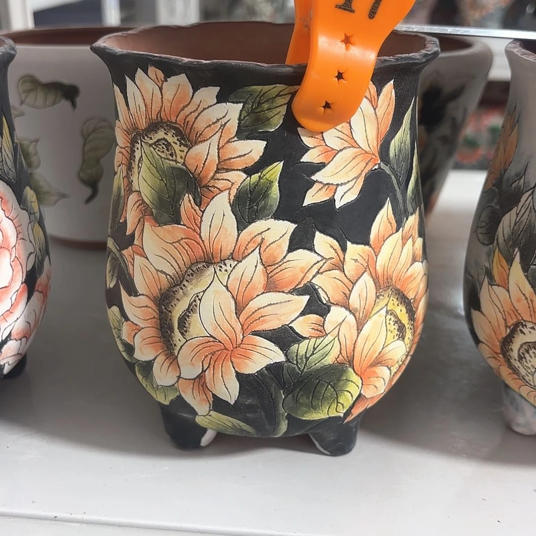 紫砂花盆好**朵手工花盆默认微瑕微瑕