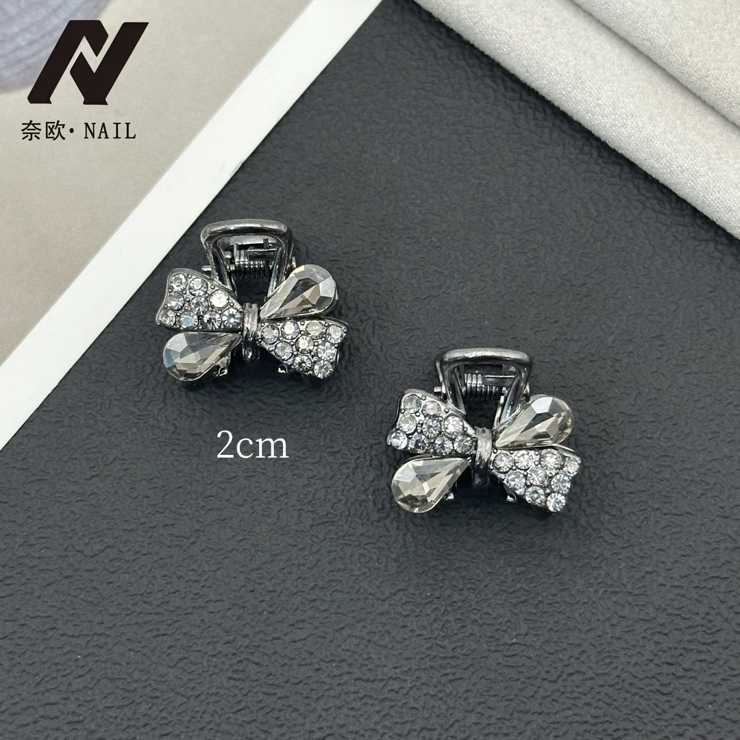 【NAIL·奈欧】设计师系列6229百搭蝴蝶高级气质对夹刘海抓夹