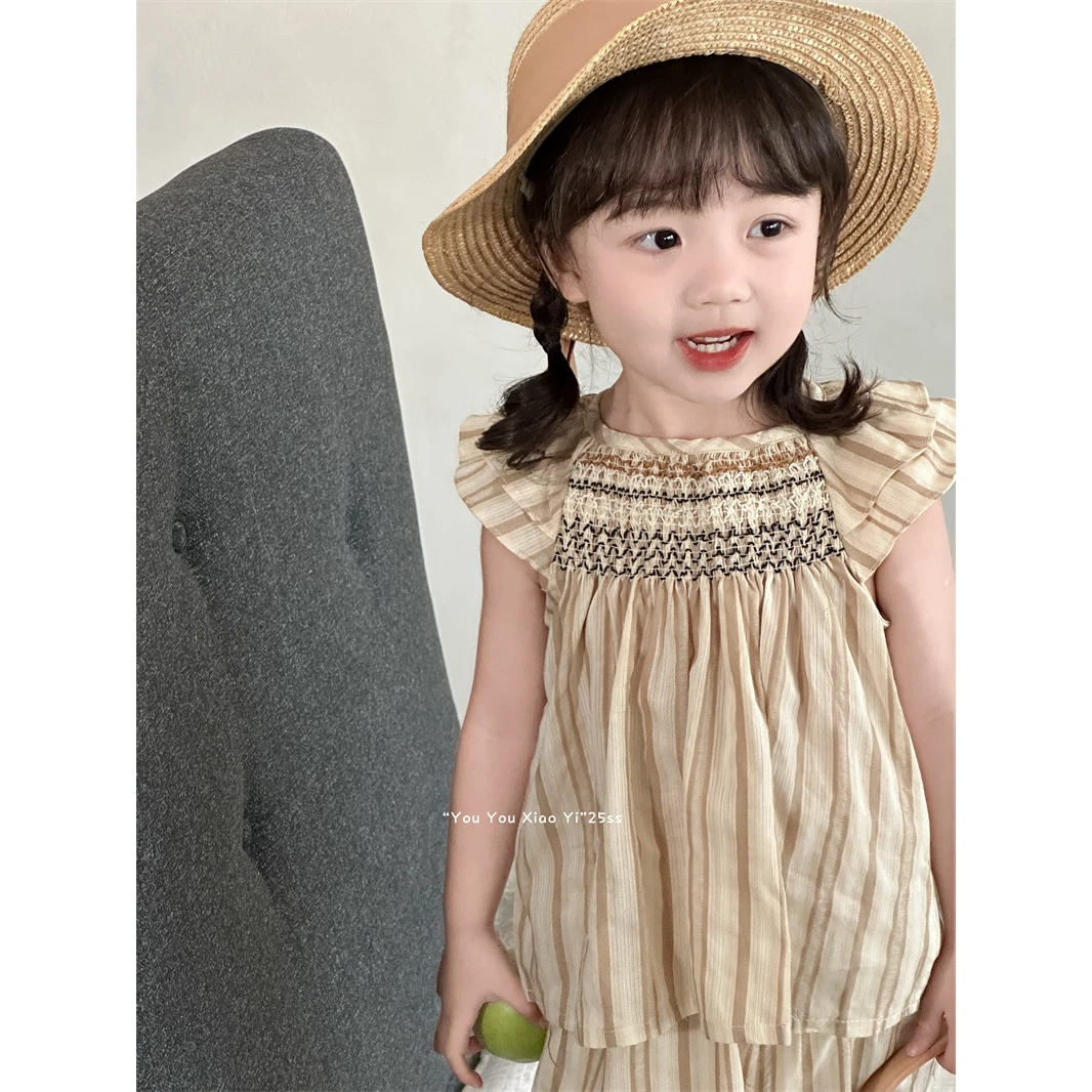 AC568~呦呦小伊·25夏~条纹两件套YY68067（汉服）