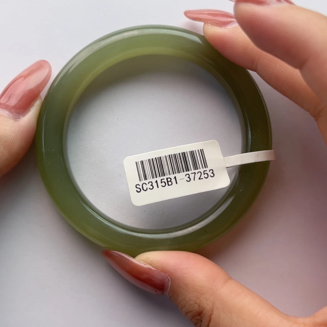 和田玉手镯未镶嵌52