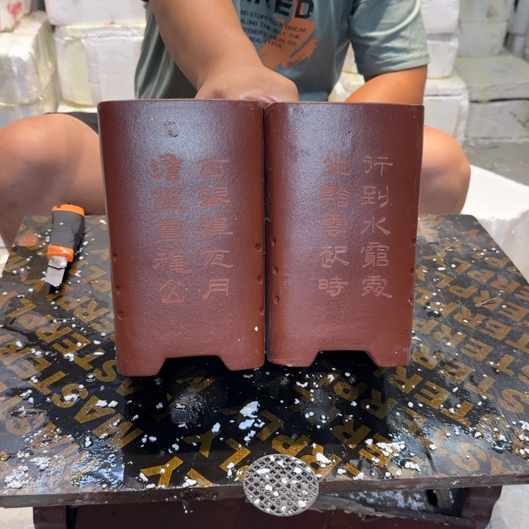 紫砂花盆瑕疵和瑕疵