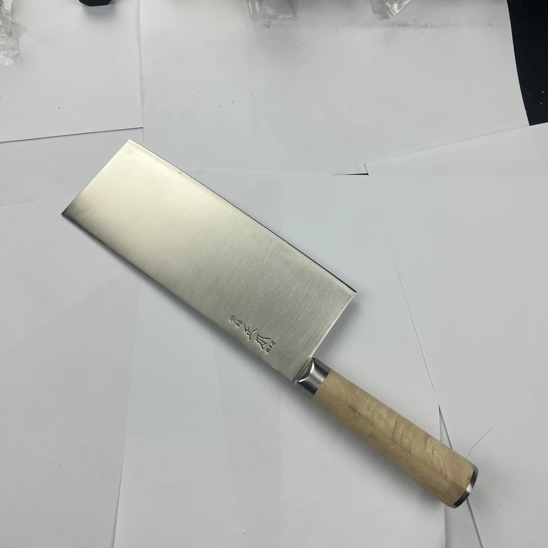 登录正本白纸钢刀背渐薄加刃口渐薄专业切片桑刀菜刀
