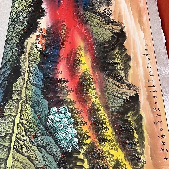 国画新年愿望希望大家身体健康平安快乐