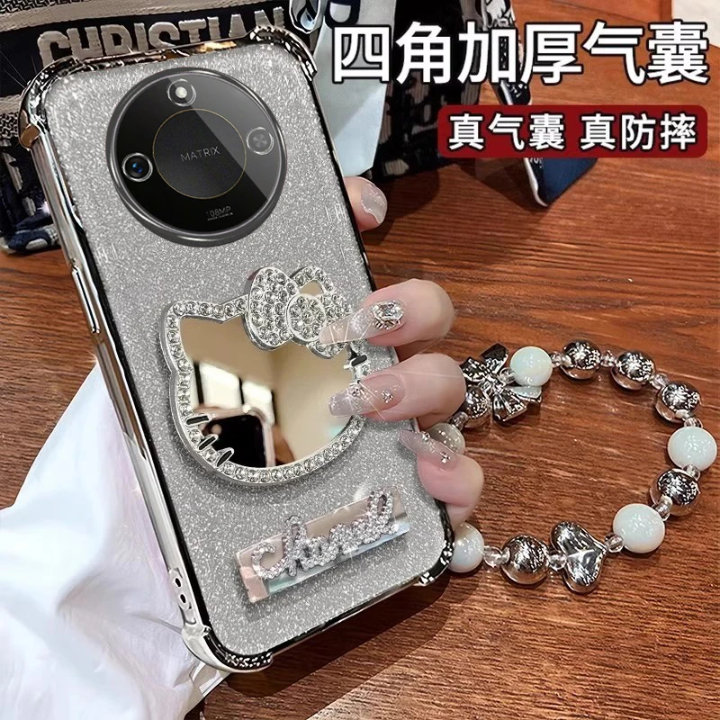 适用华为荣耀X60手机壳x50防摔x40超薄x30个性x10补妆镜BRC-AN00