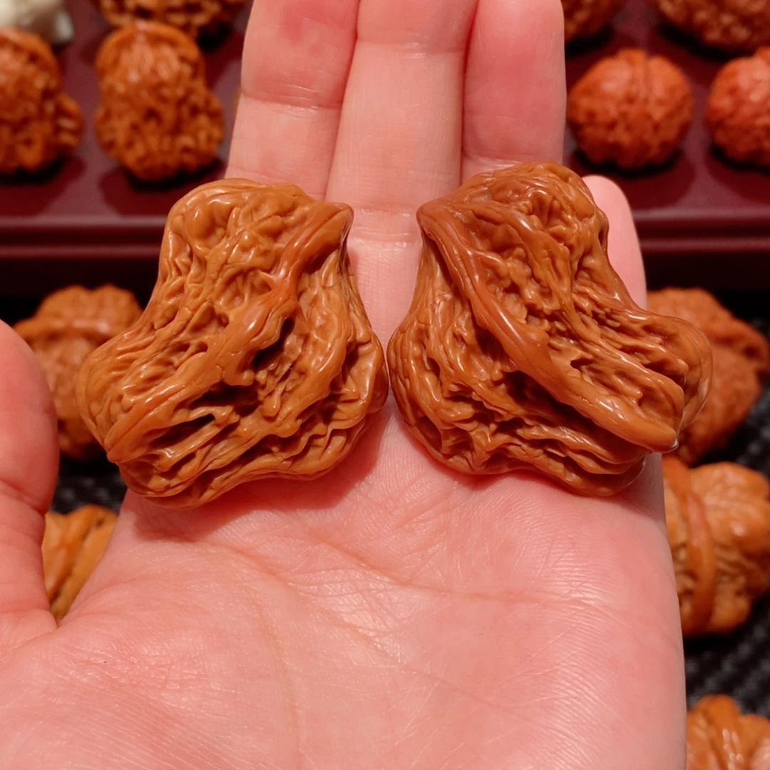 人***梦文玩核桃把件富贵鸟