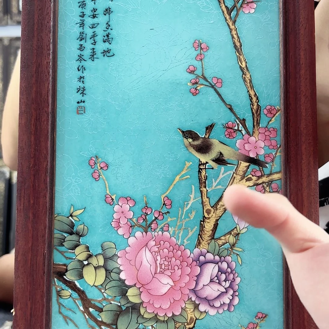摆件景德镇陶瓷瓷板画