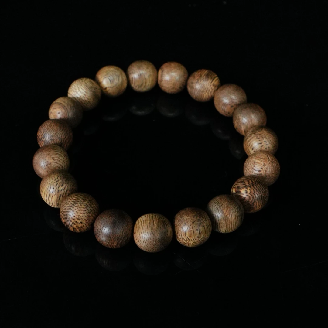 A6411 东马沉香软丝蛇皮手串 1.06cm 9.2g