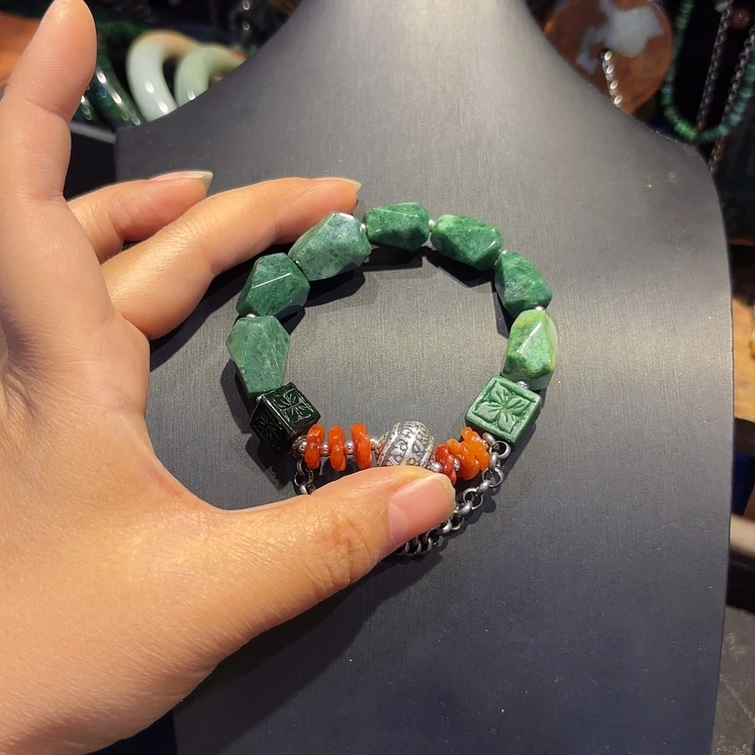 未镶嵌手链翡翠原创