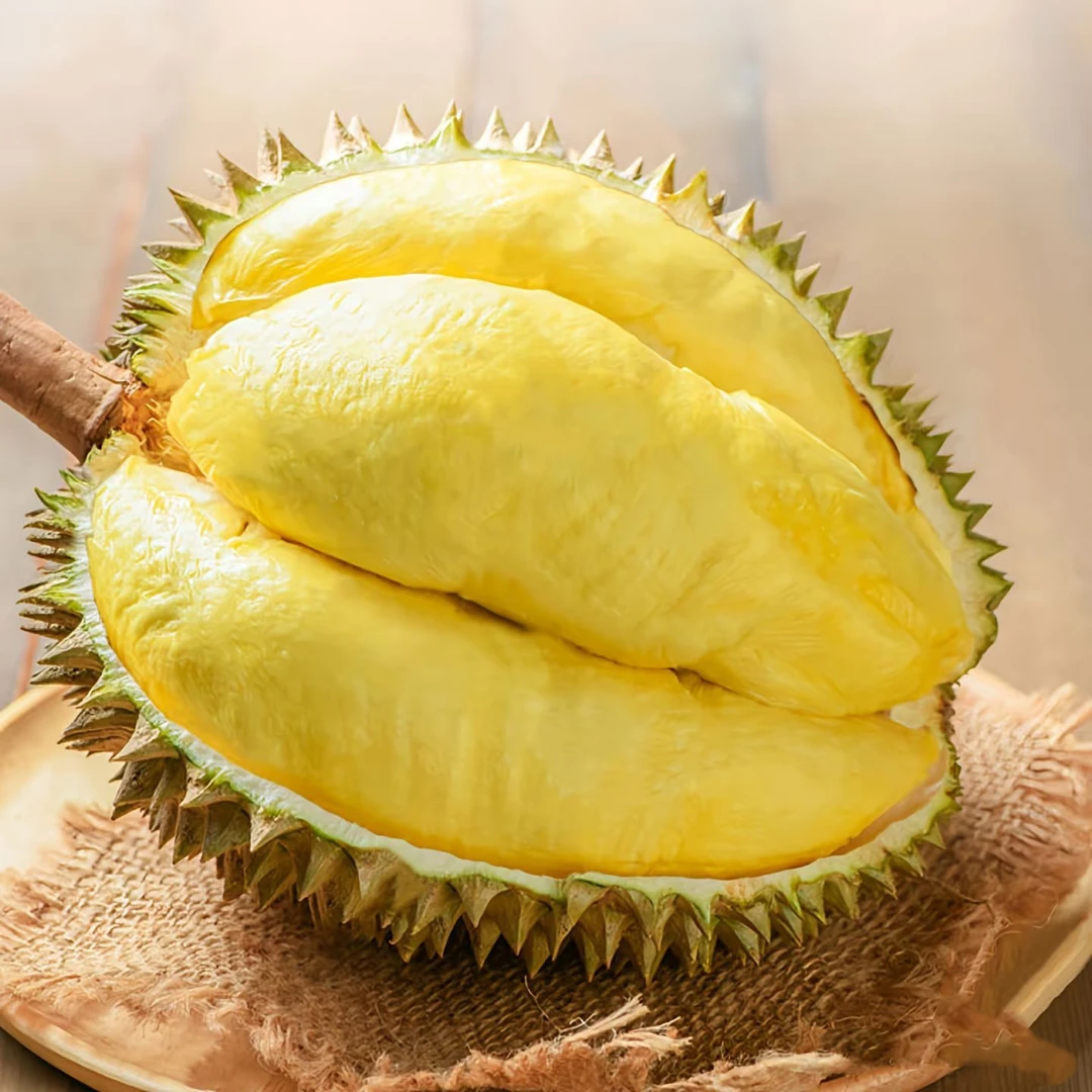 【顺丰次日达】泰国金枕新鲜榴莲整颗鲜果带壳A级软糯香甜7.1斤-8斤核小金枕泰国