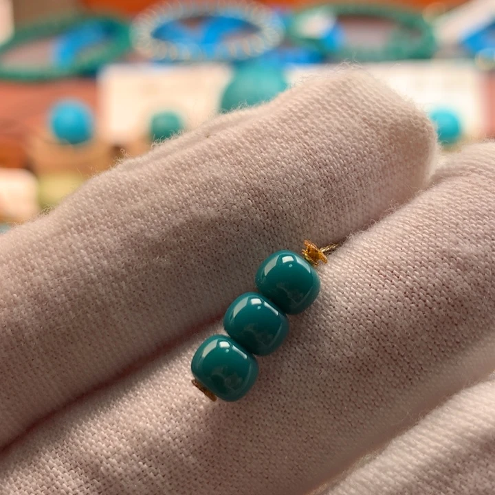 绿松石未镶嵌绿松石5.2mm