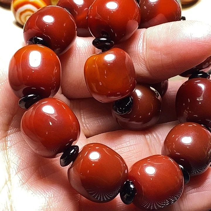 佛***缘玛瑙/玉髓未镶嵌颈饰