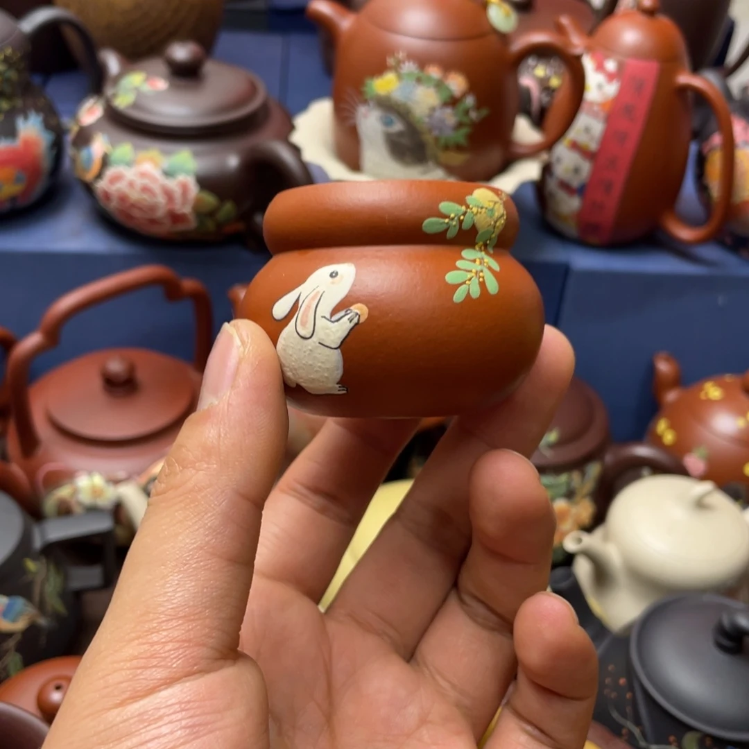 紫砂茶杯紫砂主人杯60cc