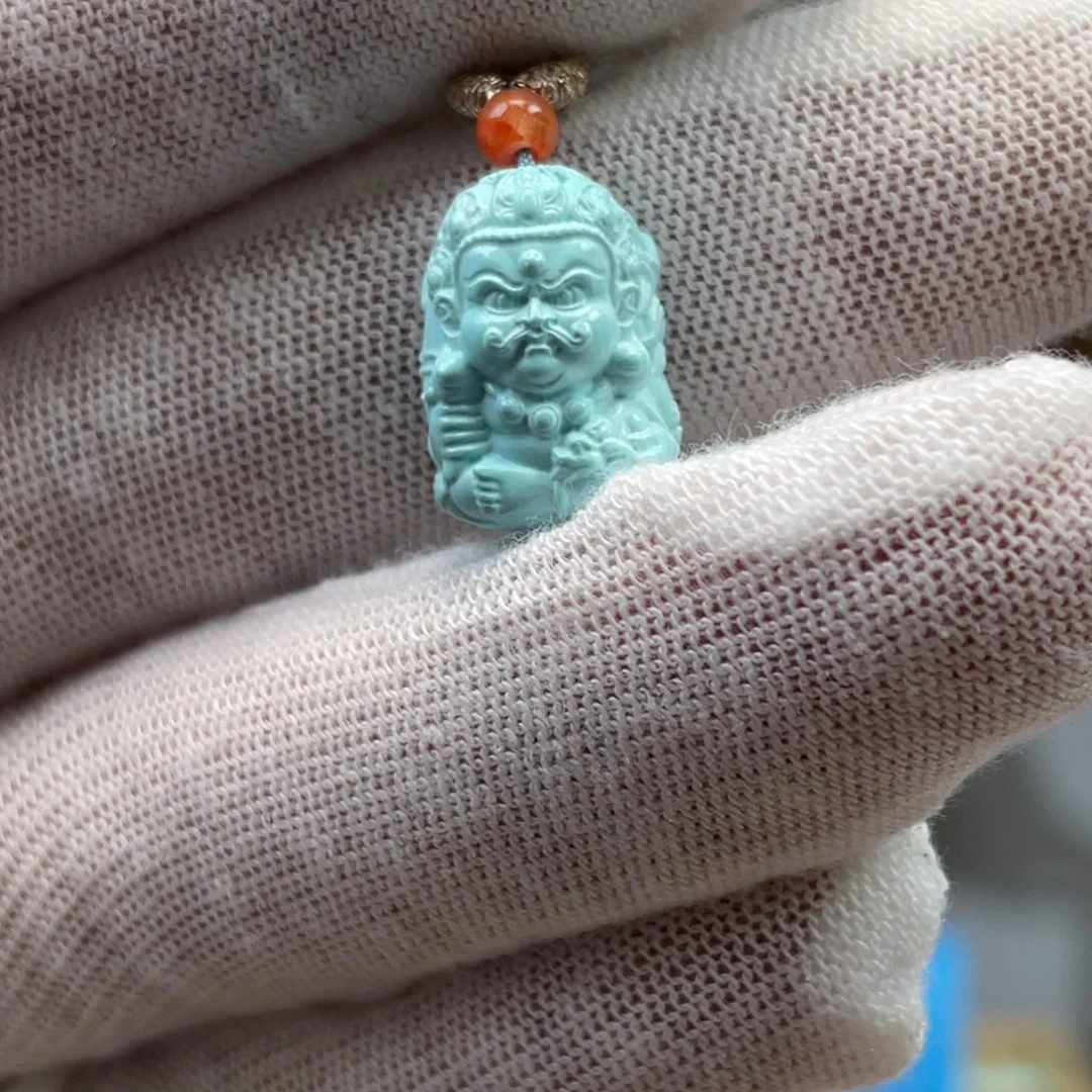 绿松石未镶嵌挂件