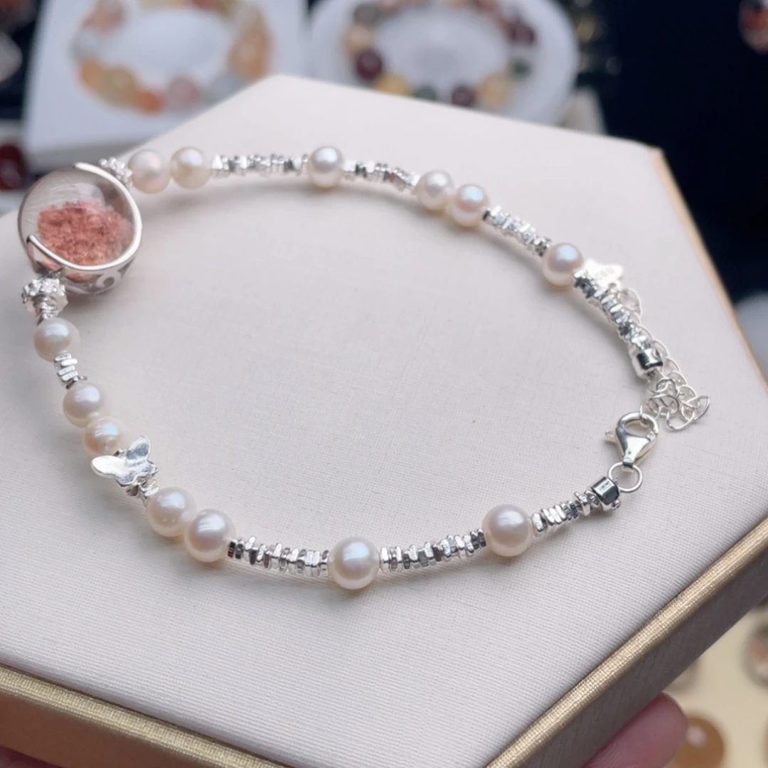 【闪购商品】水晶手链银S925镶嵌兔*