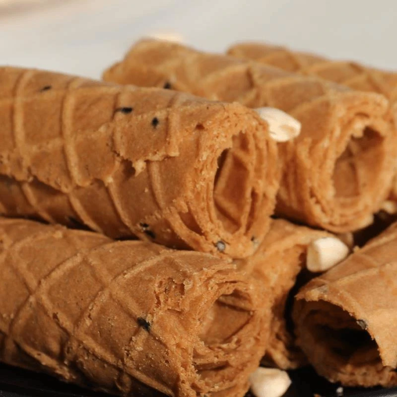 老式红糖烤蛋卷爆米花健康零食营养早餐糕点饼干点心怀旧鸡蛋