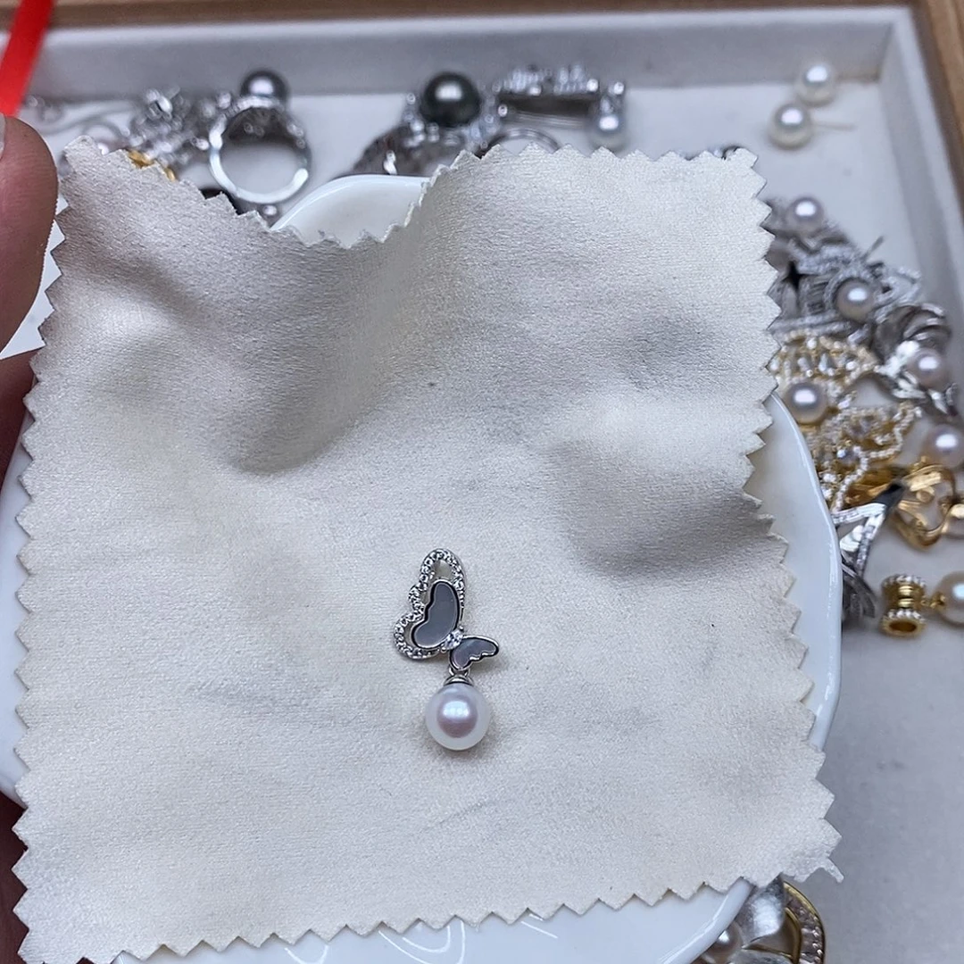 海水珍珠吊坠(不含链)银S925镶嵌