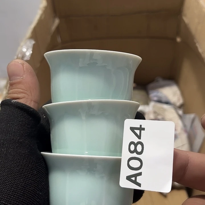 瓷片茶摆件工艺品摆件666