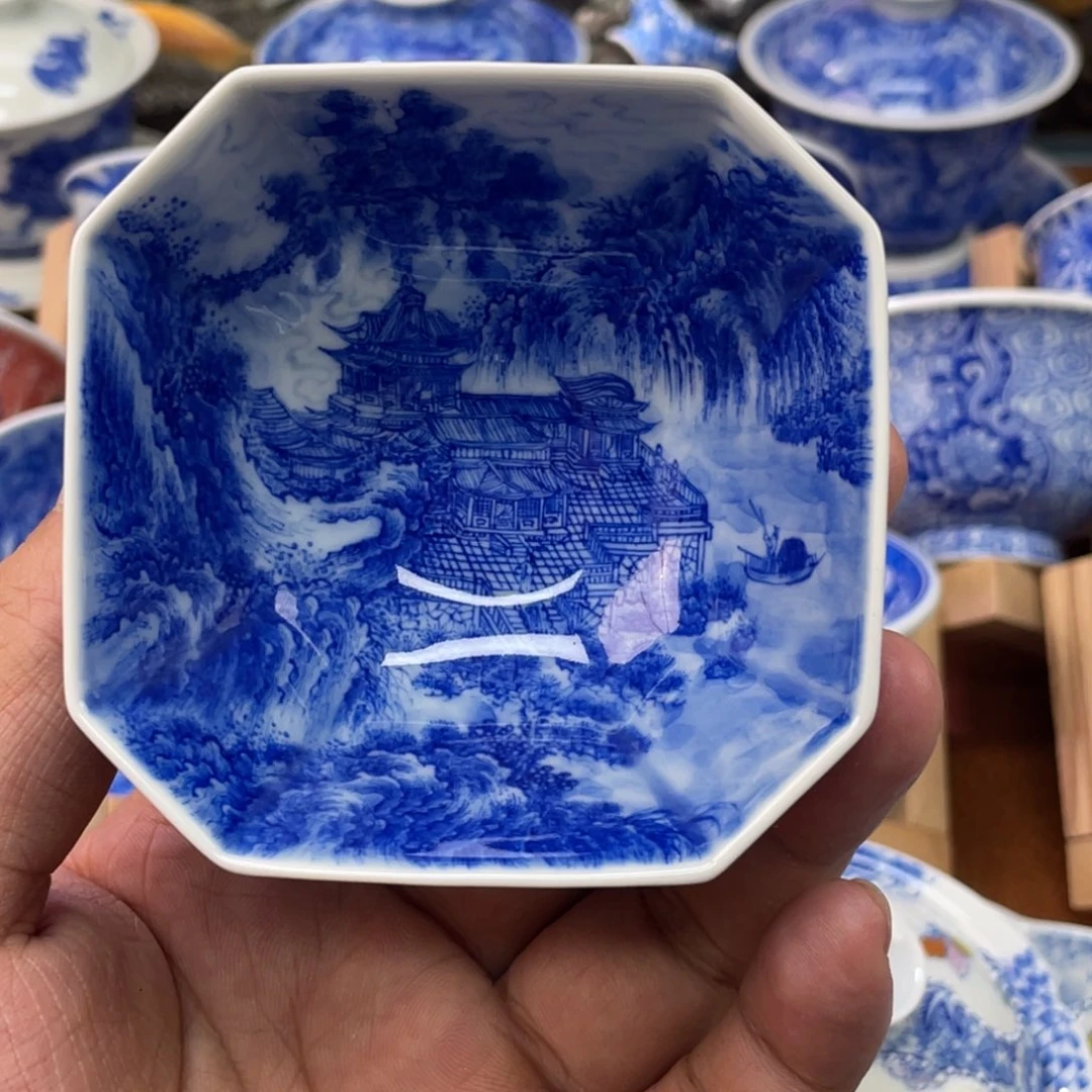 陶月楼 柴窑 满绘 雲阁听风