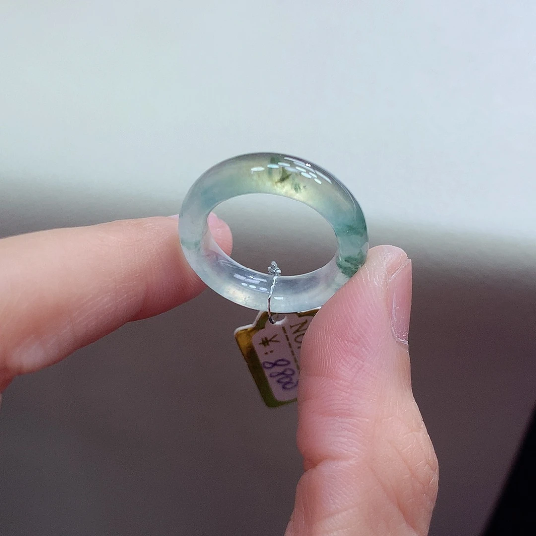 翡翠未镶嵌戒指12号