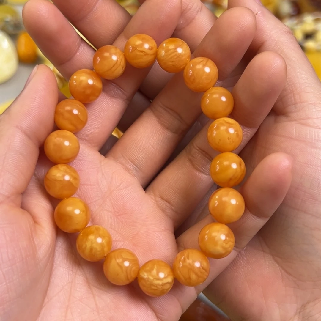 蜜蜡裸石未镶嵌蜜蜡