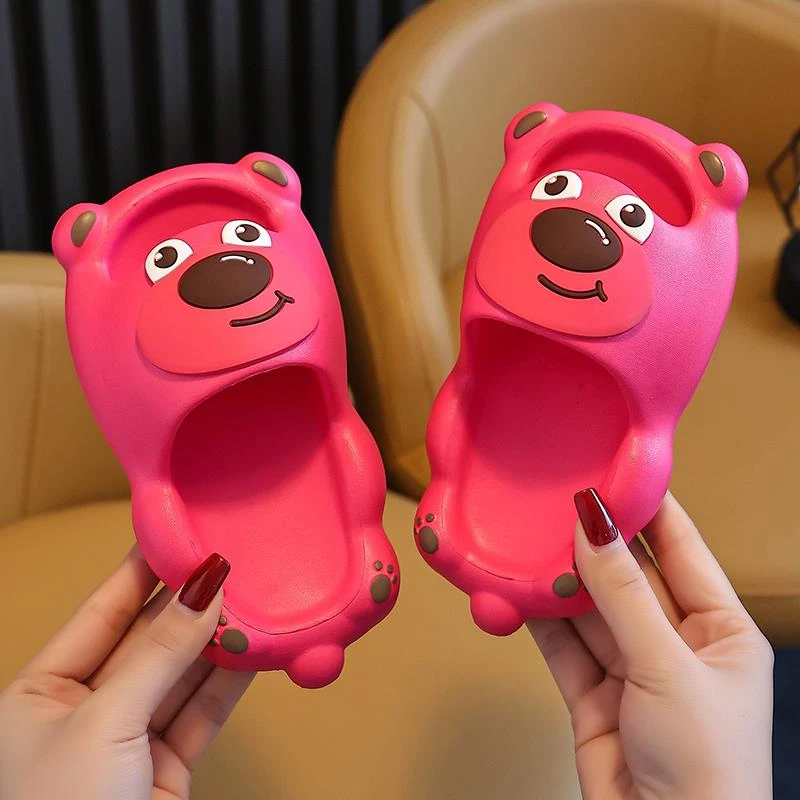 新款卡通儿童男女孩拖鞋夏新款凉拖鞋宝宝浴室内软底防滑EVAO