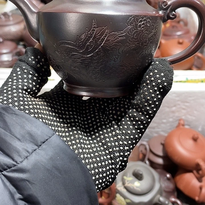 紫砂茶壶微瑕微笑