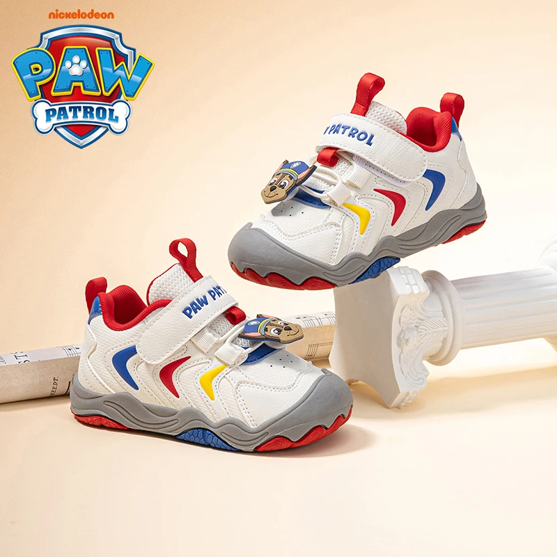 汪汪队立大功男童运动鞋3-6岁2025秋冬季新款3-6岁户外皮面儿童鞋