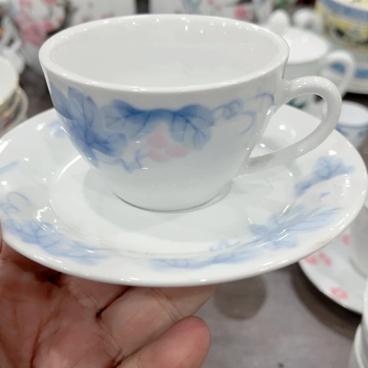 壶釉下五彩的瓷器和瓷器