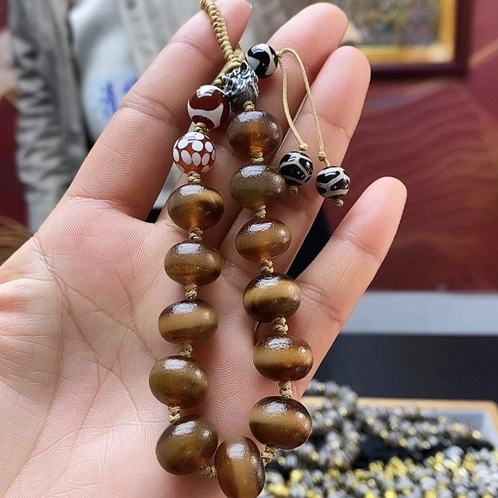 玛瑙/玉髓合金颈饰