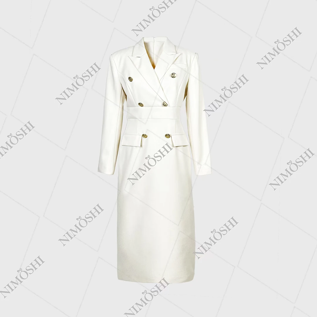 【娴总】—【】新款时尚设计轻奢修身西装款质显瘦款连衣裙女Q1064