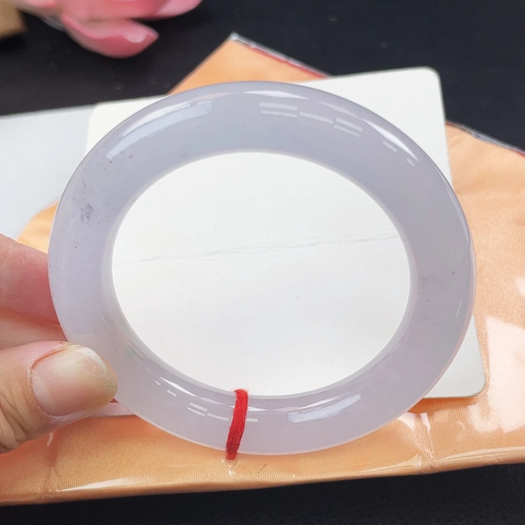 翡翠未镶嵌手镯29号冰娇粉嘟嘟胖圆