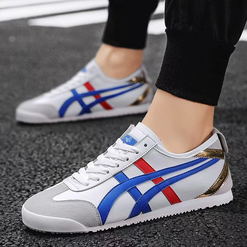 2025阿甘鞋透气皮面软底休闲低帮轻奢流行男女百搭慢跑鞋