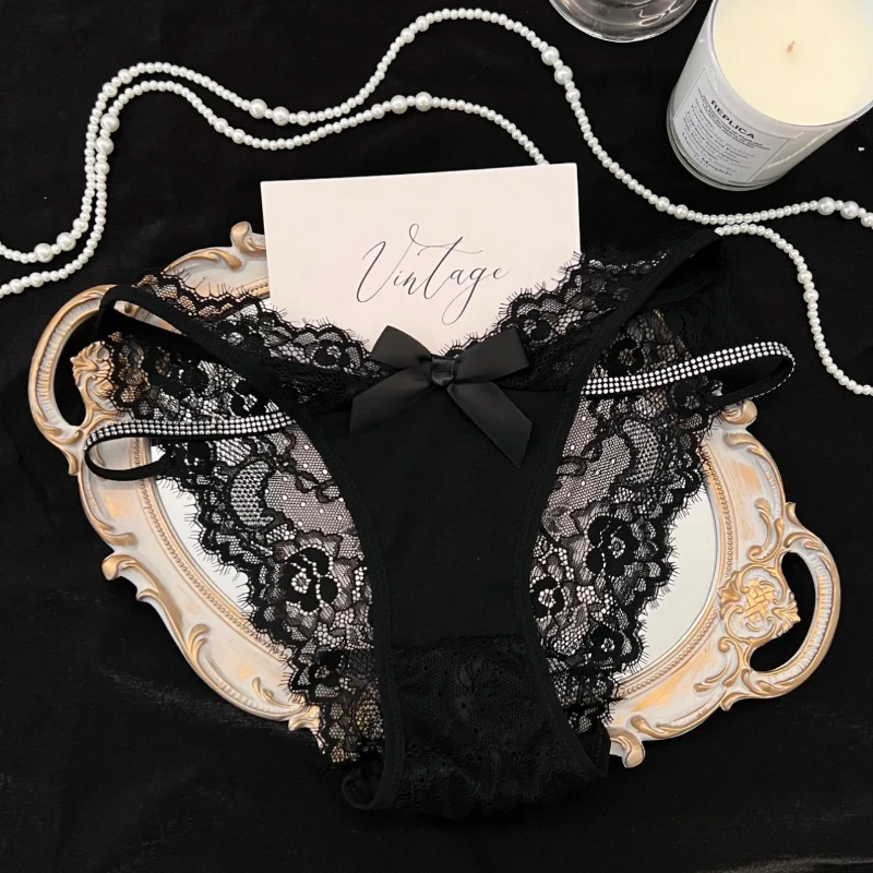 美高甜心～蕾丝少女性感内裤女士三角裤