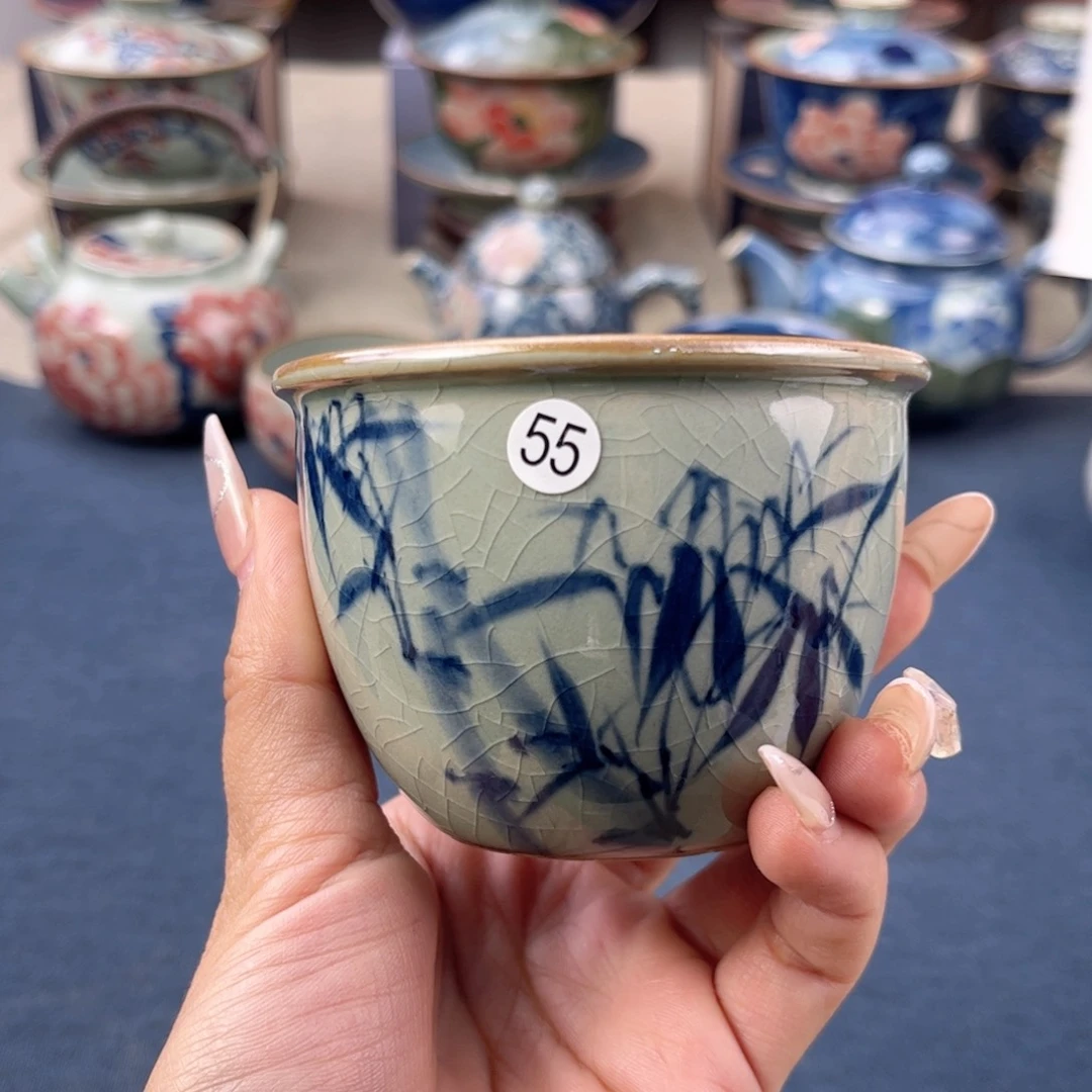 杯景德镇手绘手工茶具